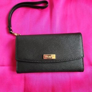 Kate Spade Black Wristlet